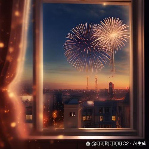 窗外烟花咚咚响什么意思(窗外烟花绽放)